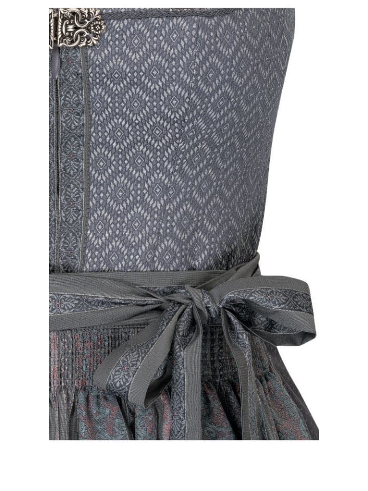 Nübler Midi Dirndl Helene in Silber günstig kaufen 40