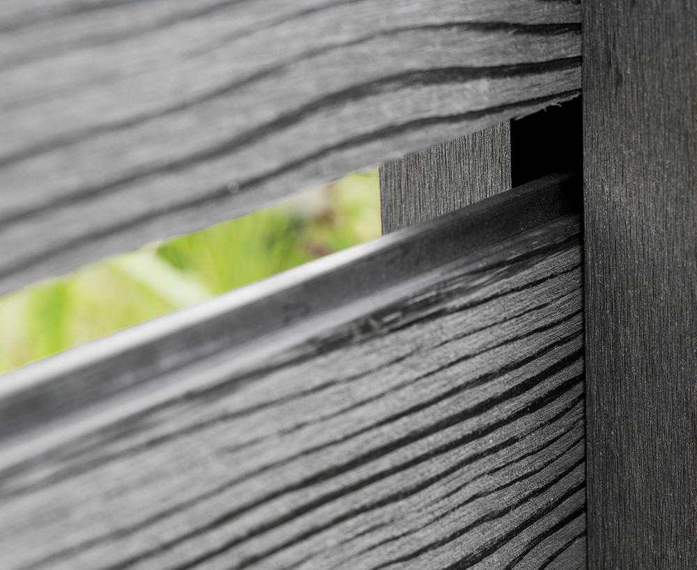 Green Yard WPC-Sichtschutzzaun CORTEZA - 4x Element   5x Pfosten