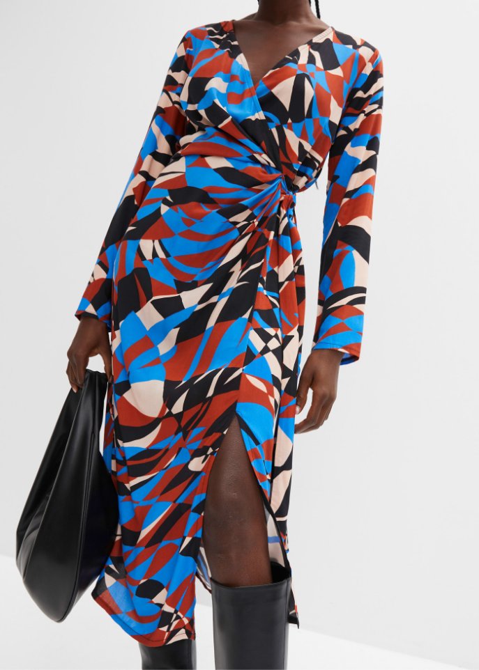 bedrucktes Midikleid