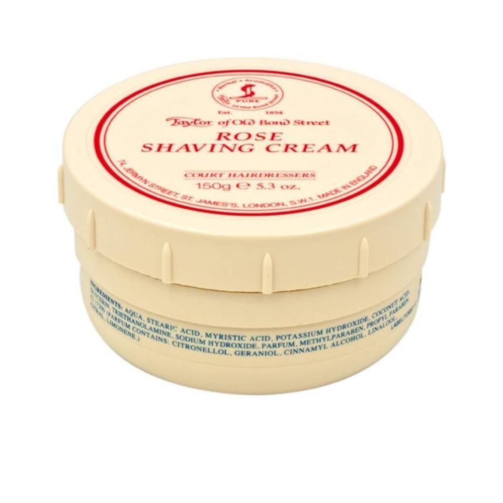 Taylor of old Bond Street Shaving Cream Rose Après-rasage