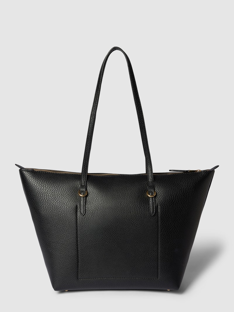 Tote Bag in Leder-Optik Modell 'KEATON' in schwarz