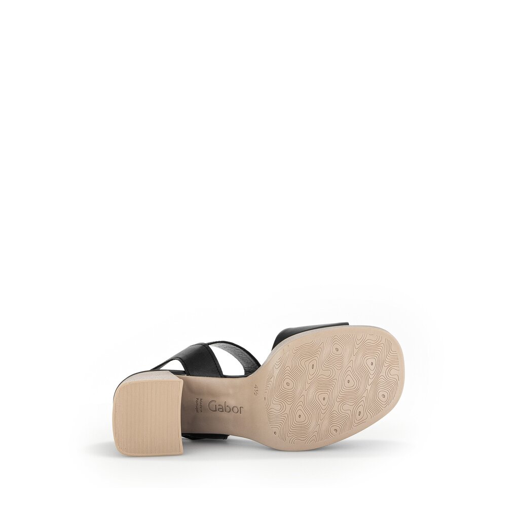 Gabor fashion Plateau Sandale schwarz