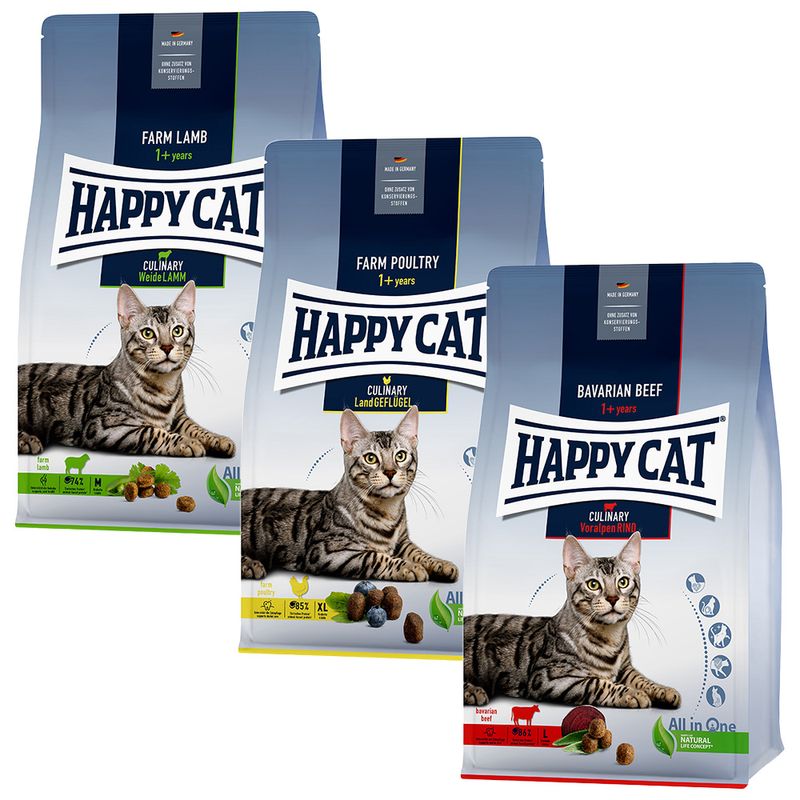 Mixpaket Happy Cat Culinary Adult zu TOP-Preisen