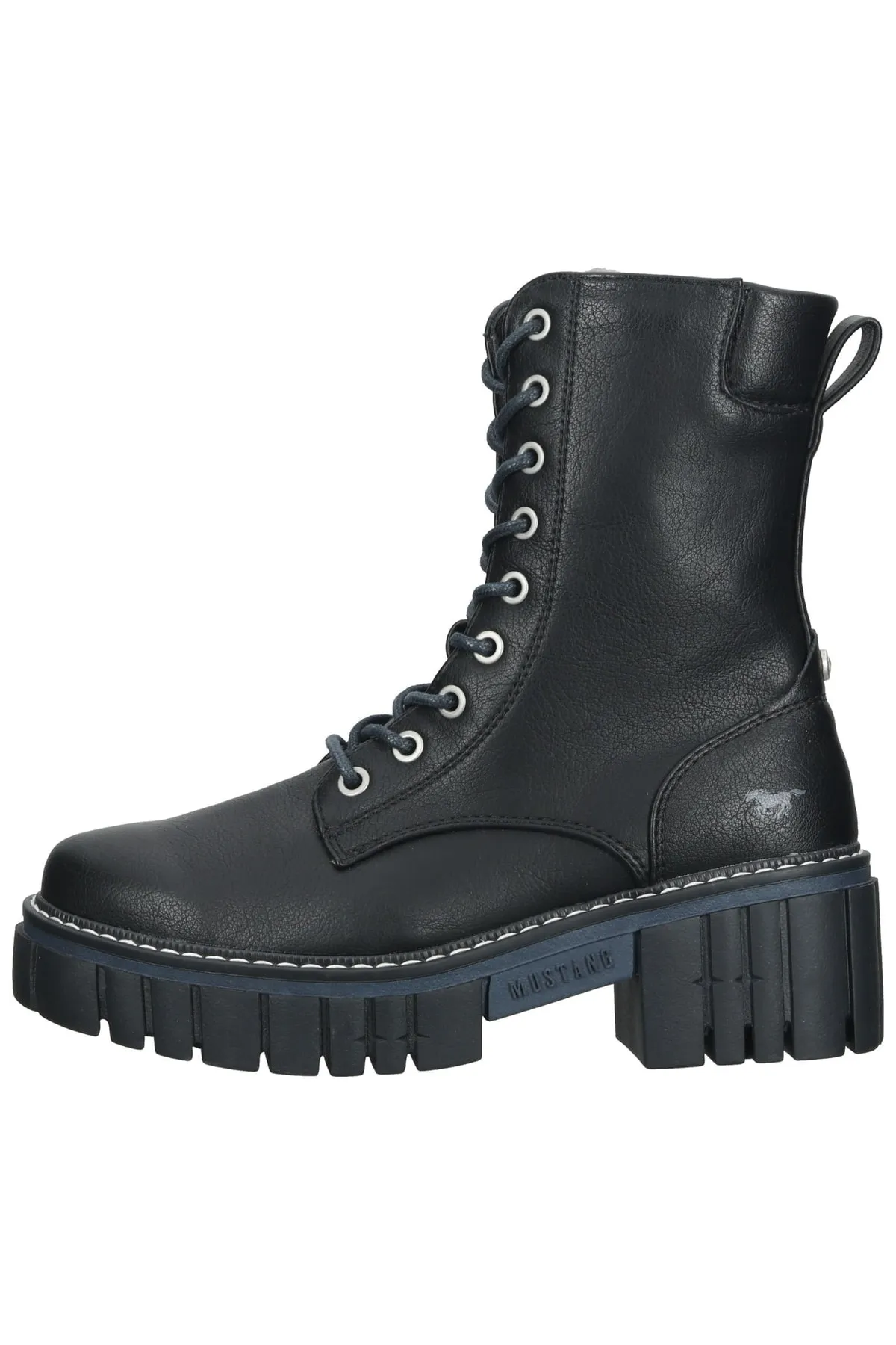 Mustang  Stiefelette - Schwarz - Blockabsatz