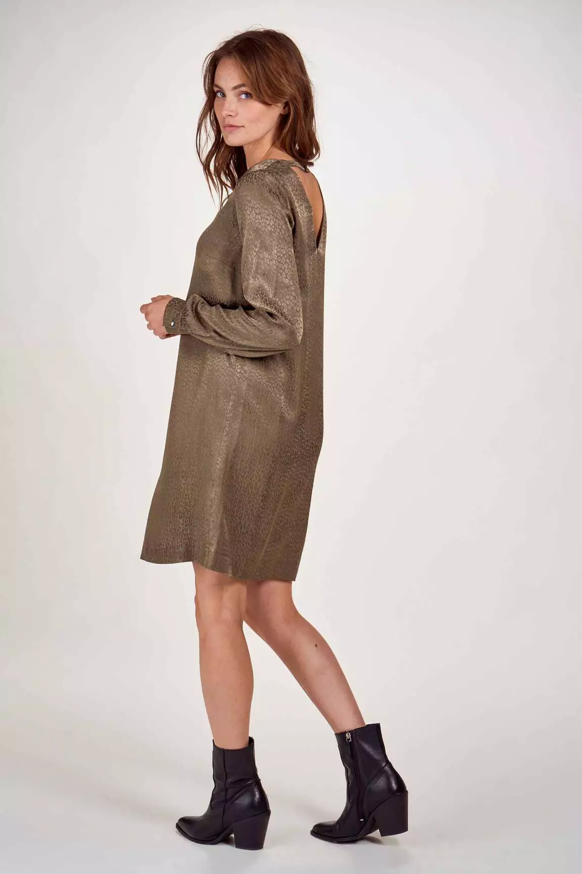 Ikks Robes Courtes Femme couleur vert