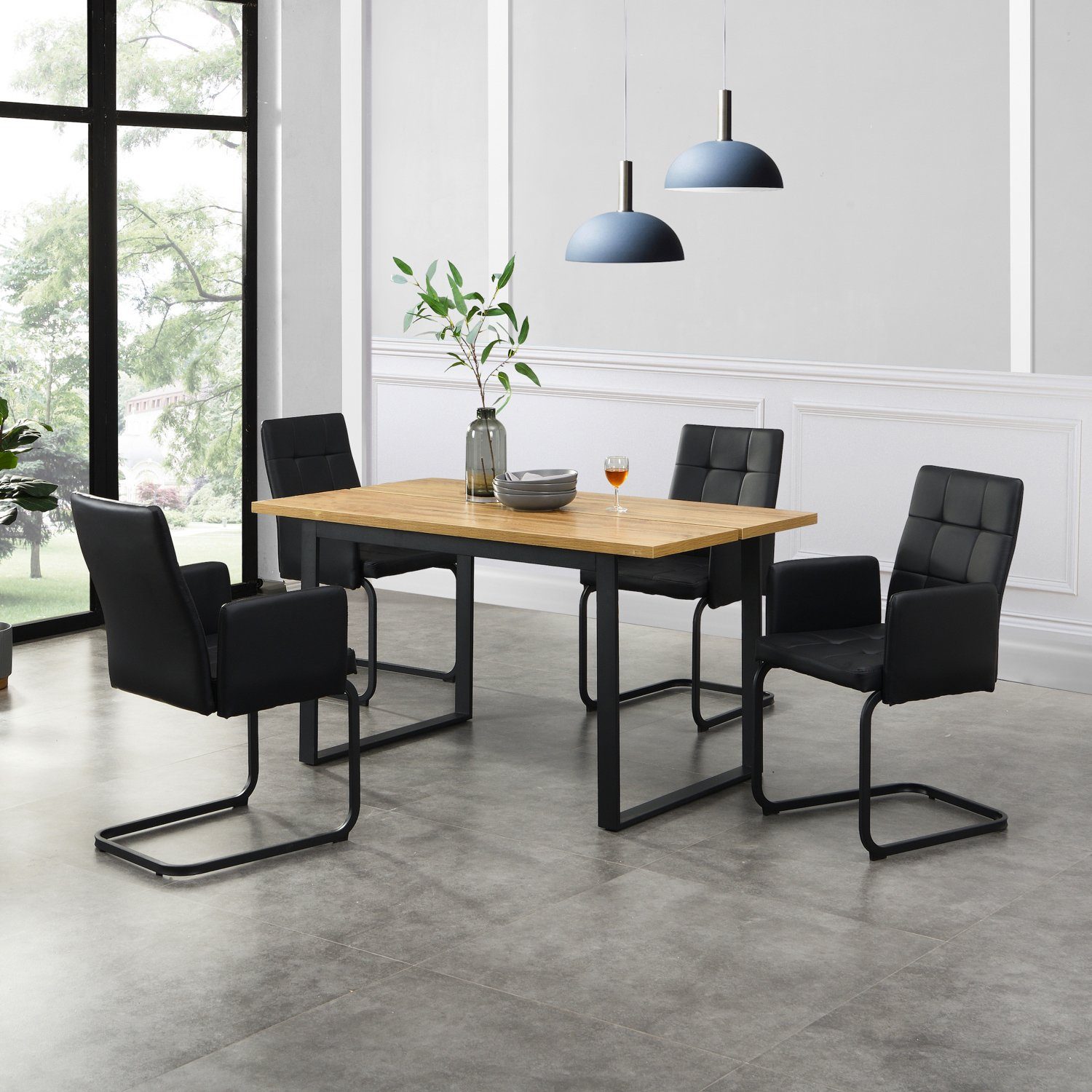 B&D home Esstisch Esstisch JONA, Kufengestell, 120cm