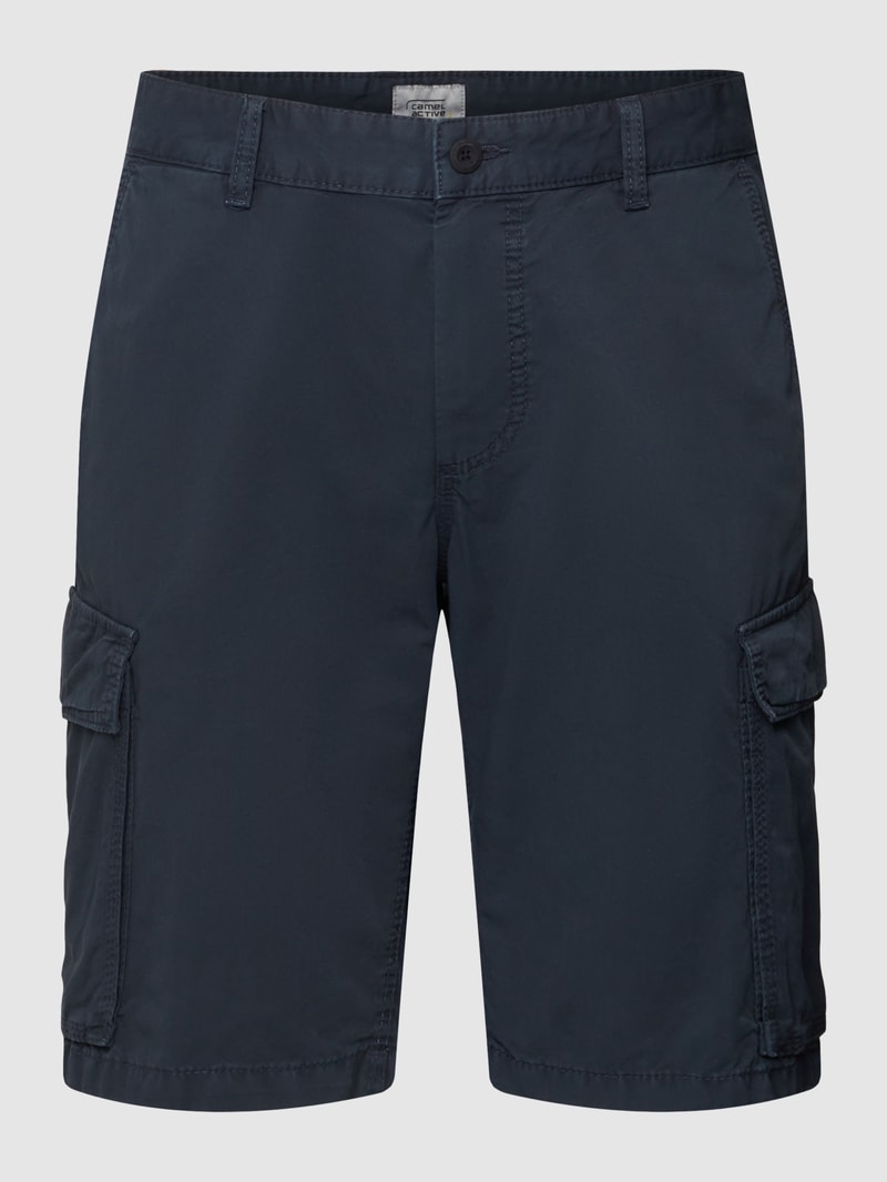 Shorts mit Cargotaschen in marineblau
