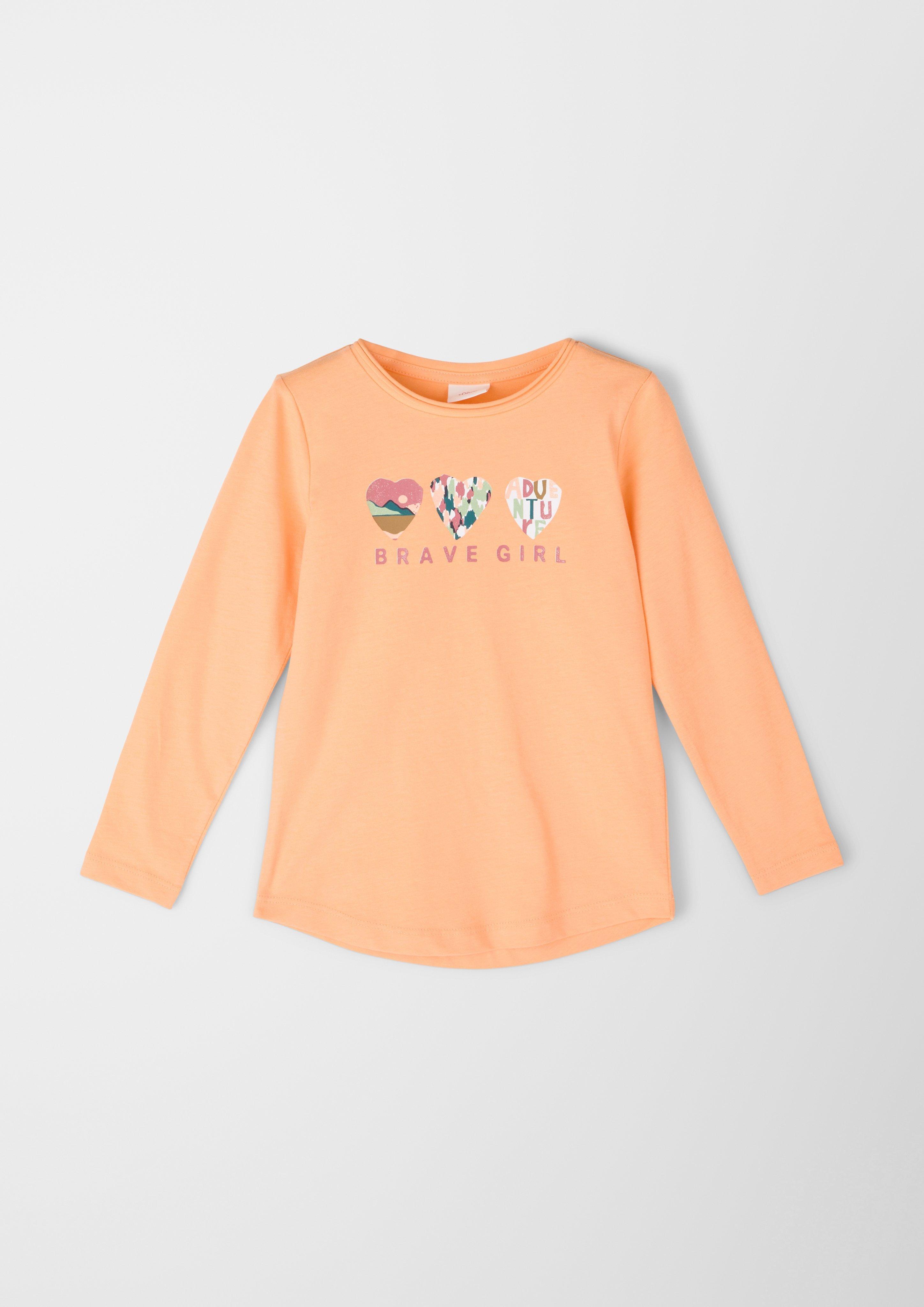 Longsleeve mit verspieltem Frontprint  2119676-21D4