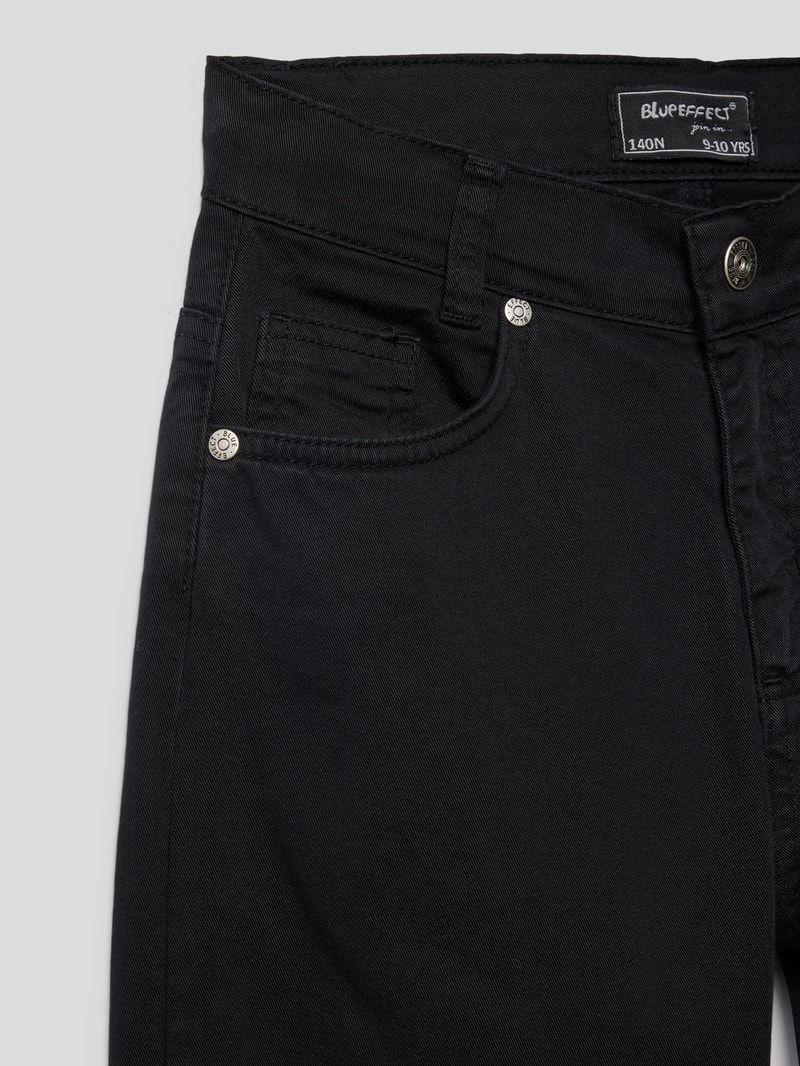 Hose mit Label-Detail in schwarz