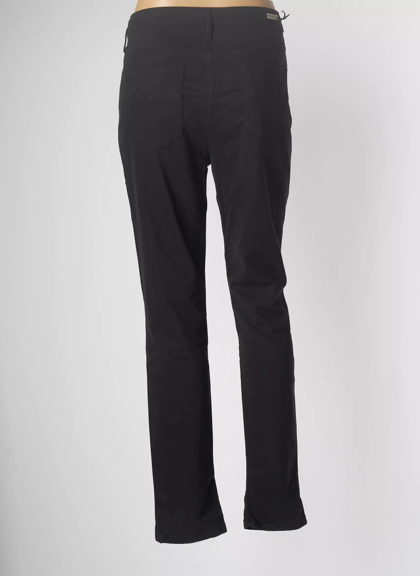 Desgaste Pantalons Slim Femme couleur noir