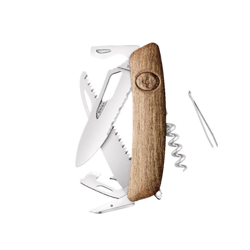 Swiza SH05TR WAVY EDGE Wood Walnut