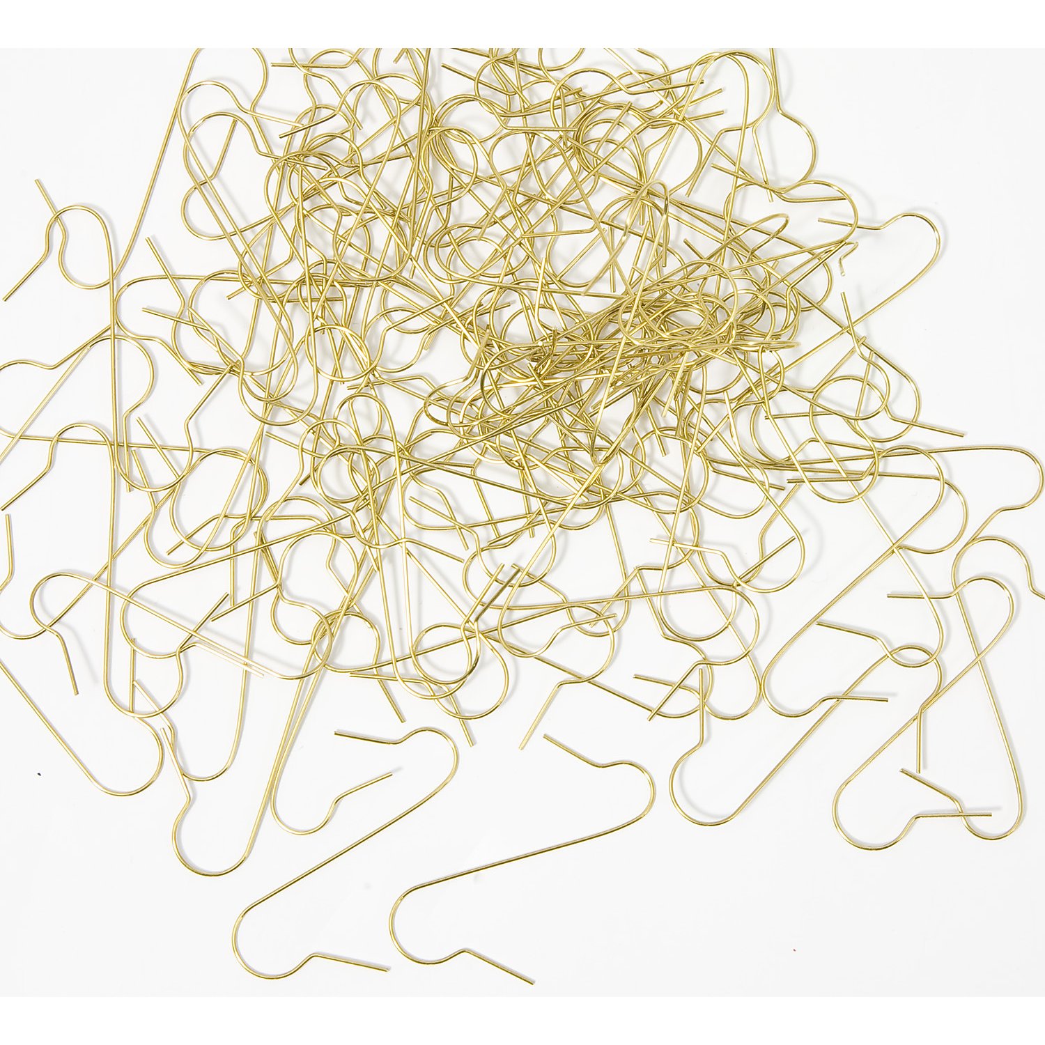Weihnachtskugel-Aufhänger, gold, 100 Stück
