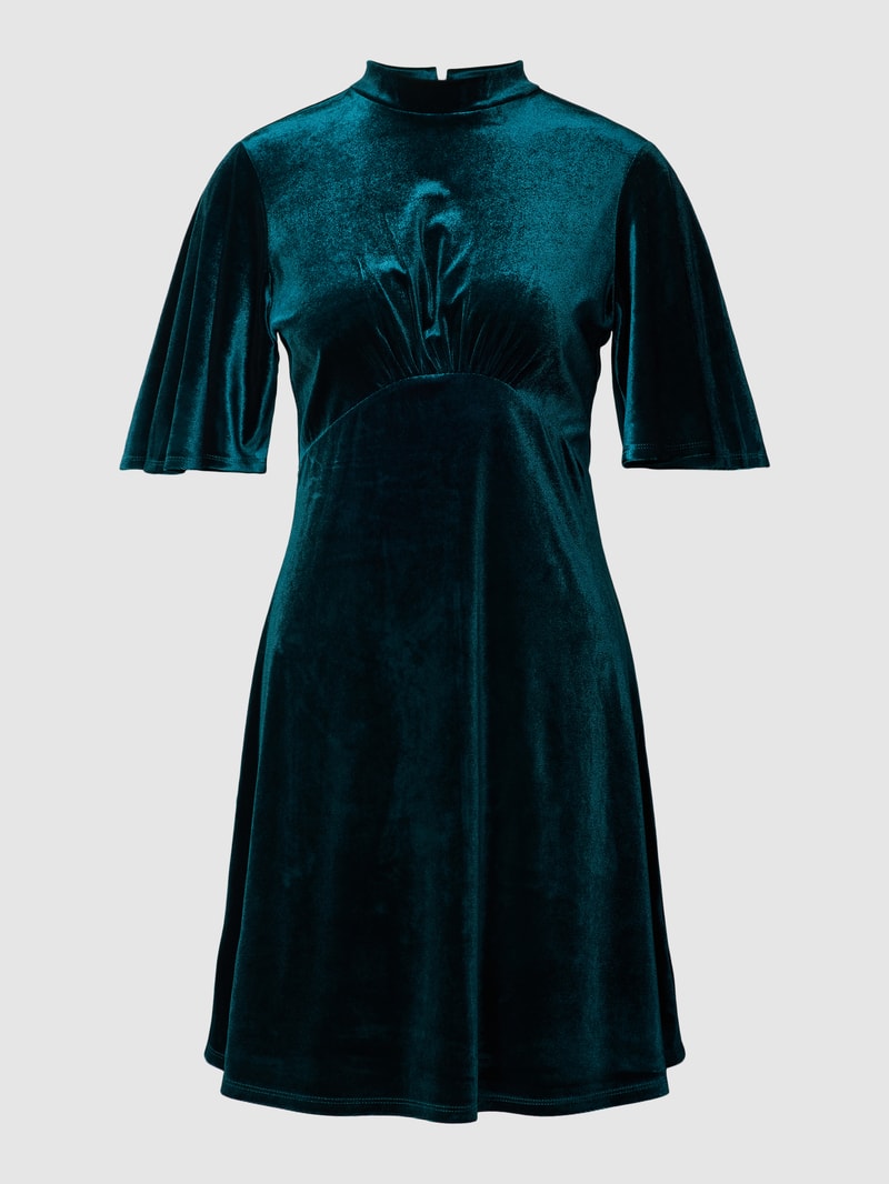Minikleid mit 1/2-Arm in grün