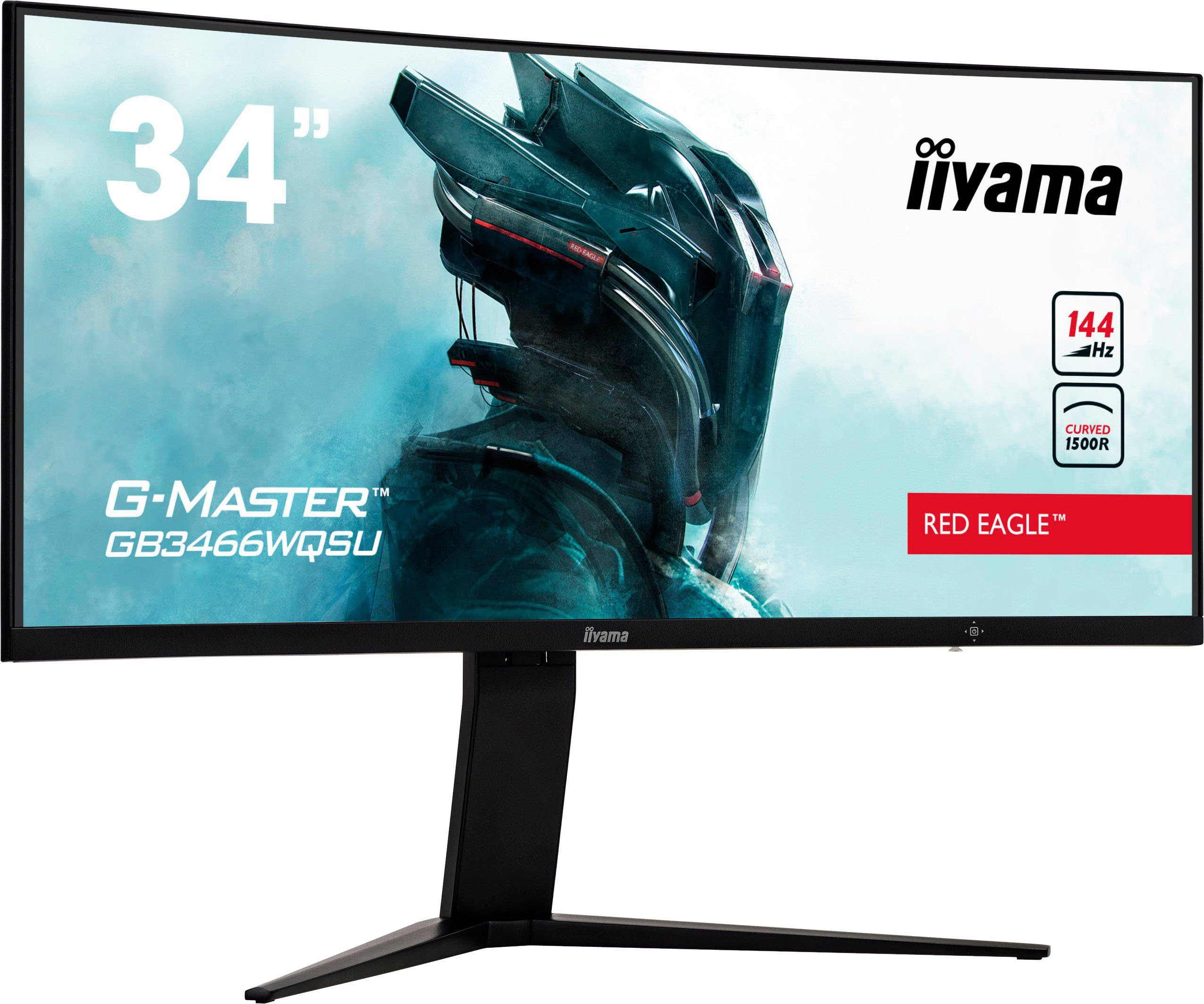 Iiyama G-MASTER GB3466WQSU-B1 Curved-Gaming-LED-Monitor (86 cm/34 