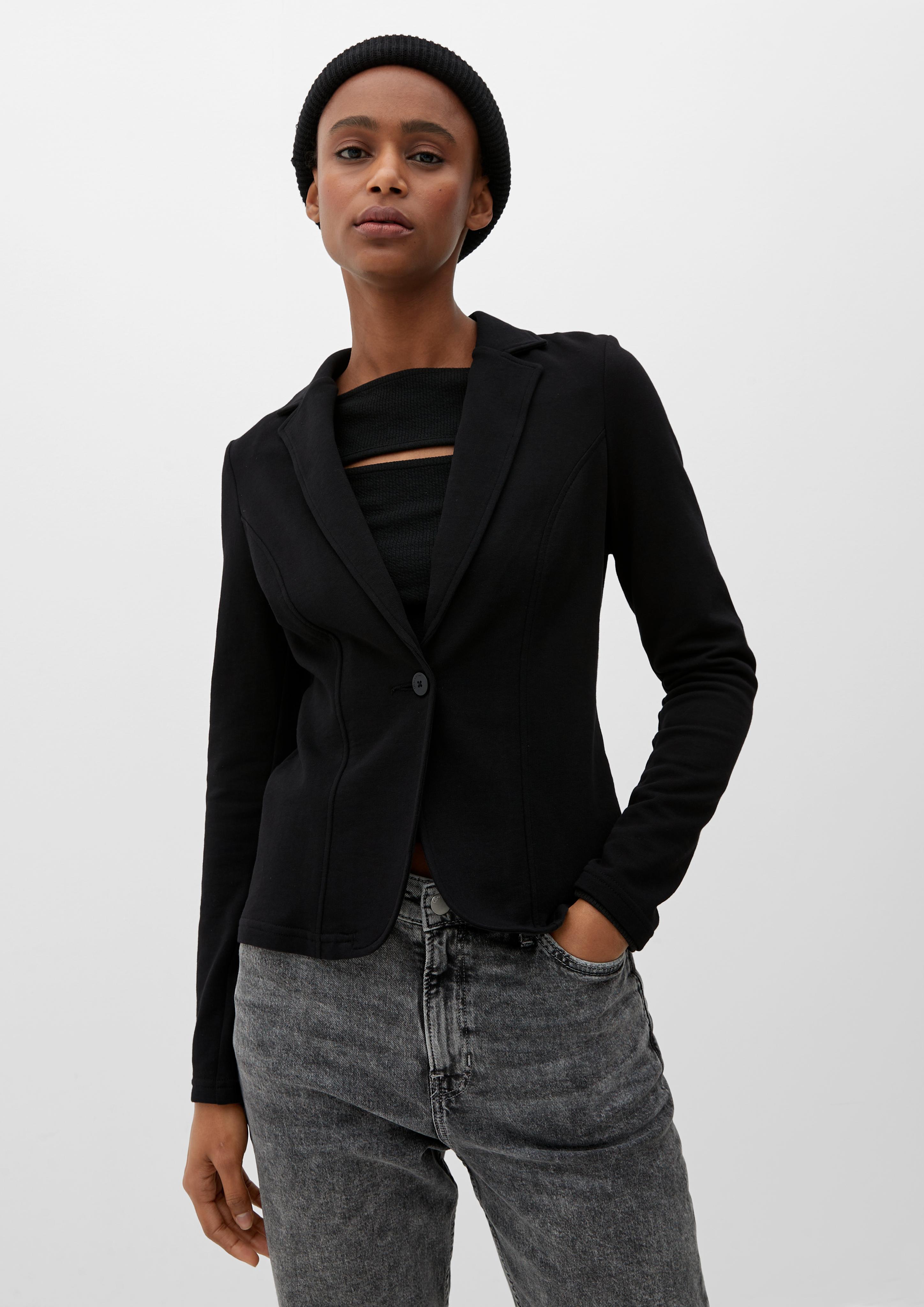 Sweatjacke mit Reverskragen  2129766-9999