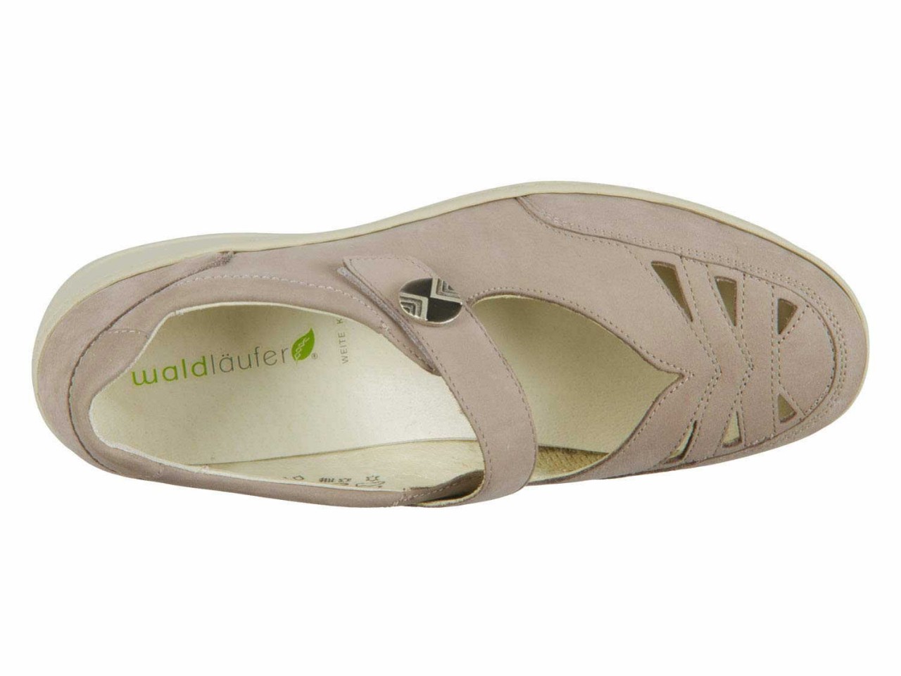 WALDLÄUFER Komfort Slipper taupe 607309