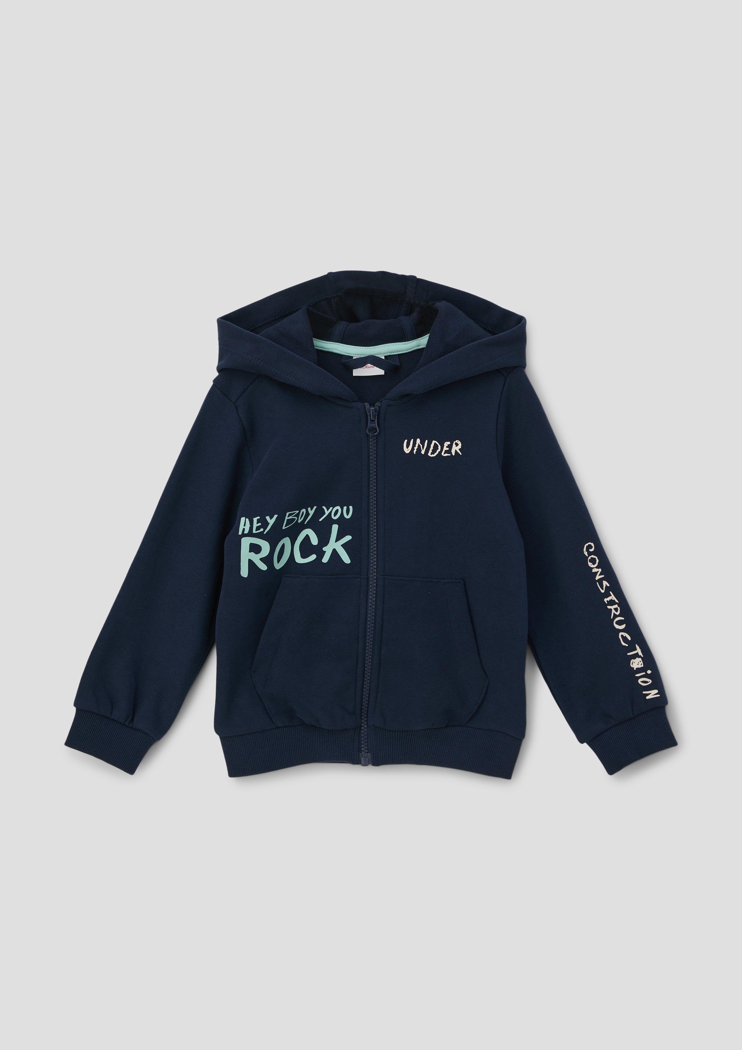 Sweatjacke aus Baumwollstretch  2140433-5952