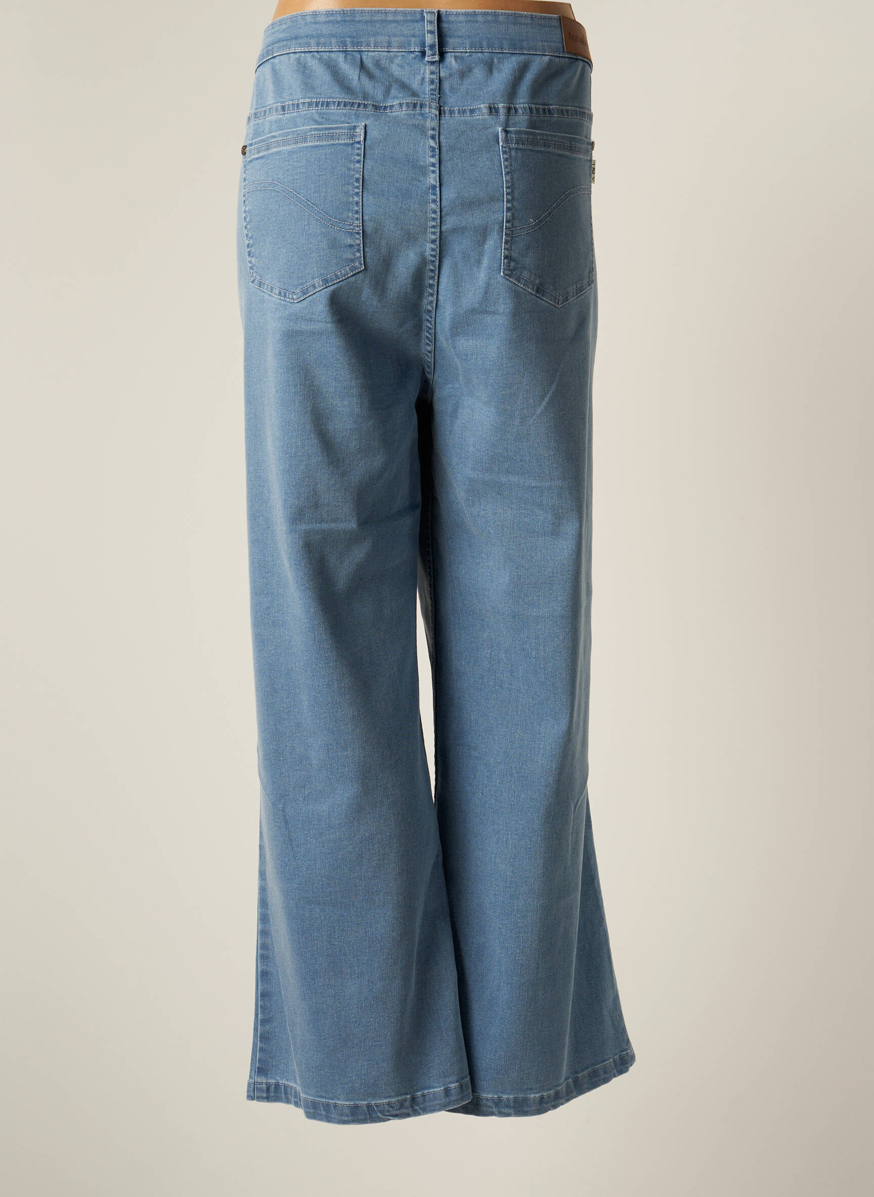 Agathe   Louise Jeans Coupe Large Femme couleur bleu