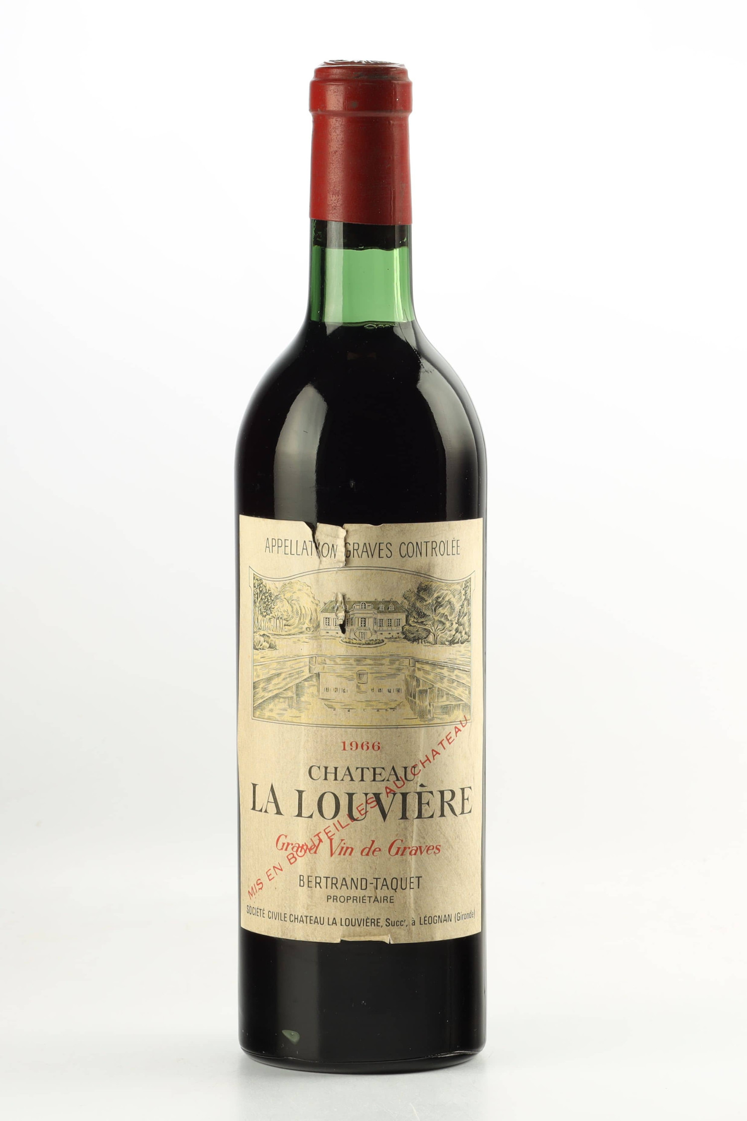 Château La Louviere 1966, Pessac Leognan
