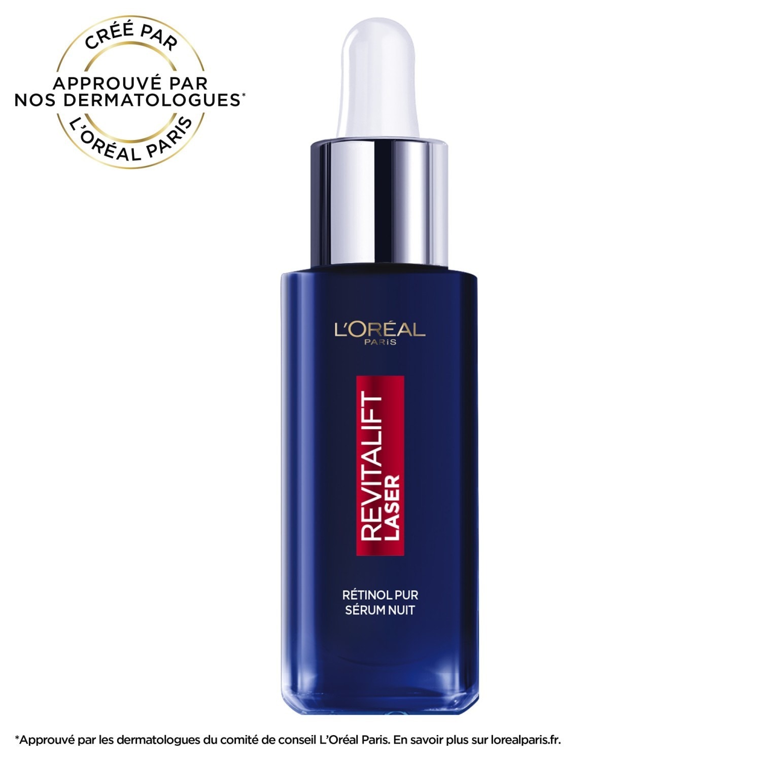 L'Oréal Paris Laser Nachtserum mit reinem Retinol gegen tiefe Falten
