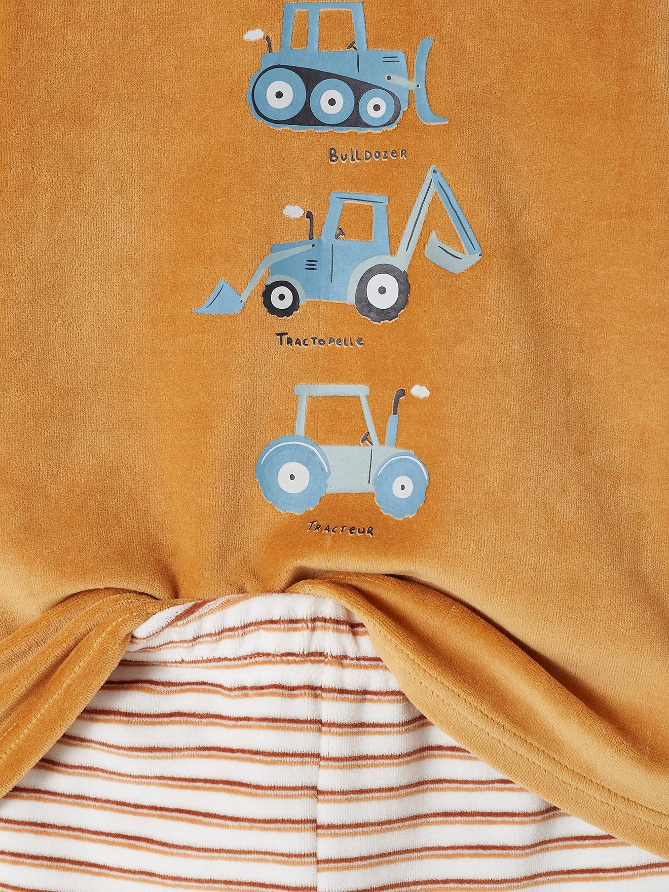 Lot de 2 pyjamas velours 