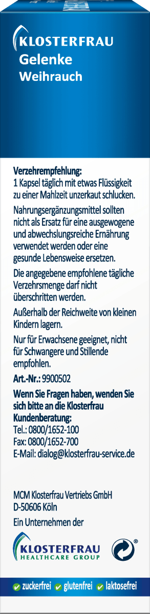 Gelenke Curcuma + Weihrauch, 23 g