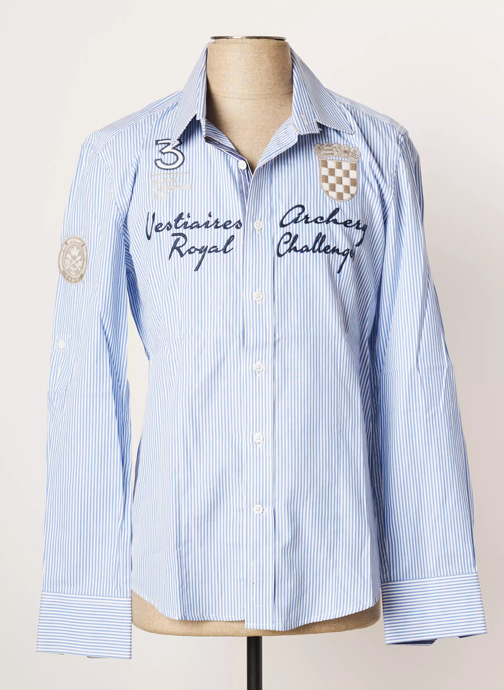 Vestiaires Principaute Cannoise Manches Longues Homme couleur bleu