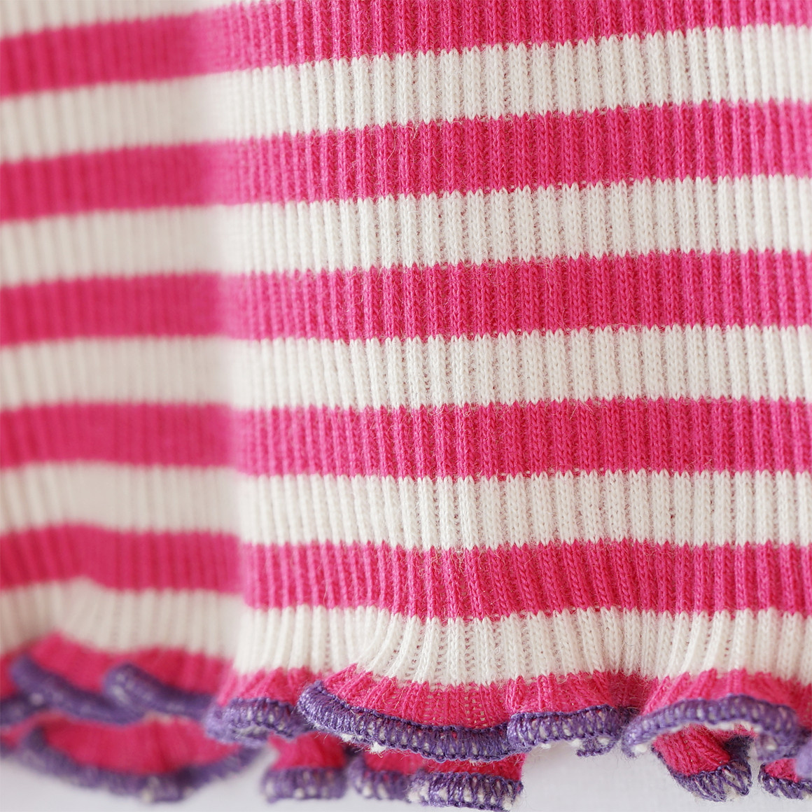 Mädchen Langarmshirt in Rippqualität