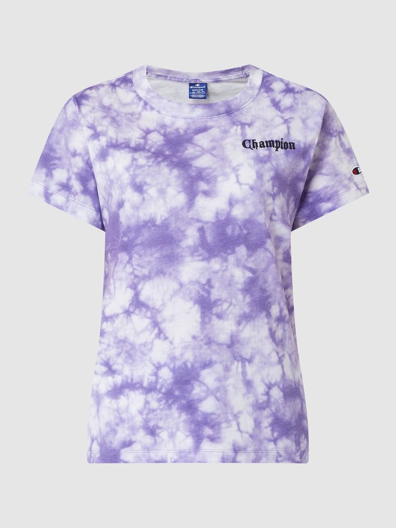 Custom Fit T-Shirt aus Baumwolle - Champion x P&C - Exklusiv bei uns in lila