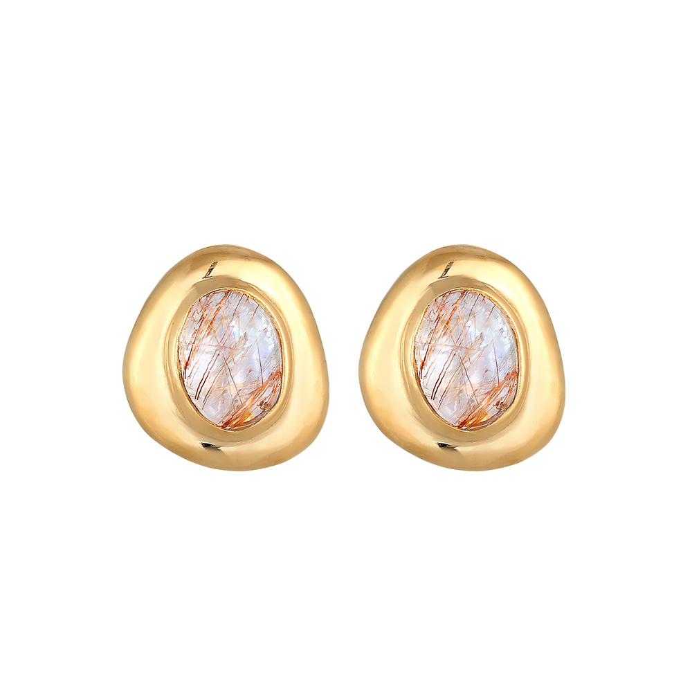 Elli PREMIUM Elli PREMIUM Boucles d'Oreilles Clous d'oreilles pour dames organique élégant ave Boucles d'oreilles