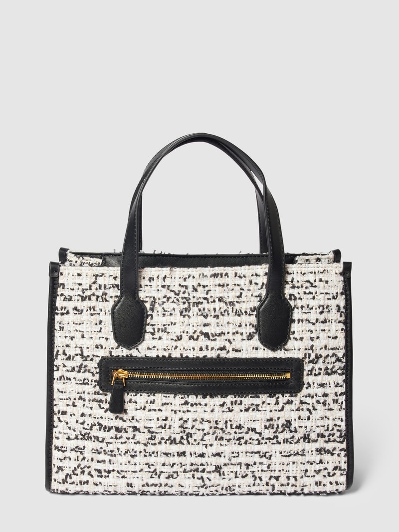 Handtasche in Flecht-Optik Modell 'SILVANA' in weiß