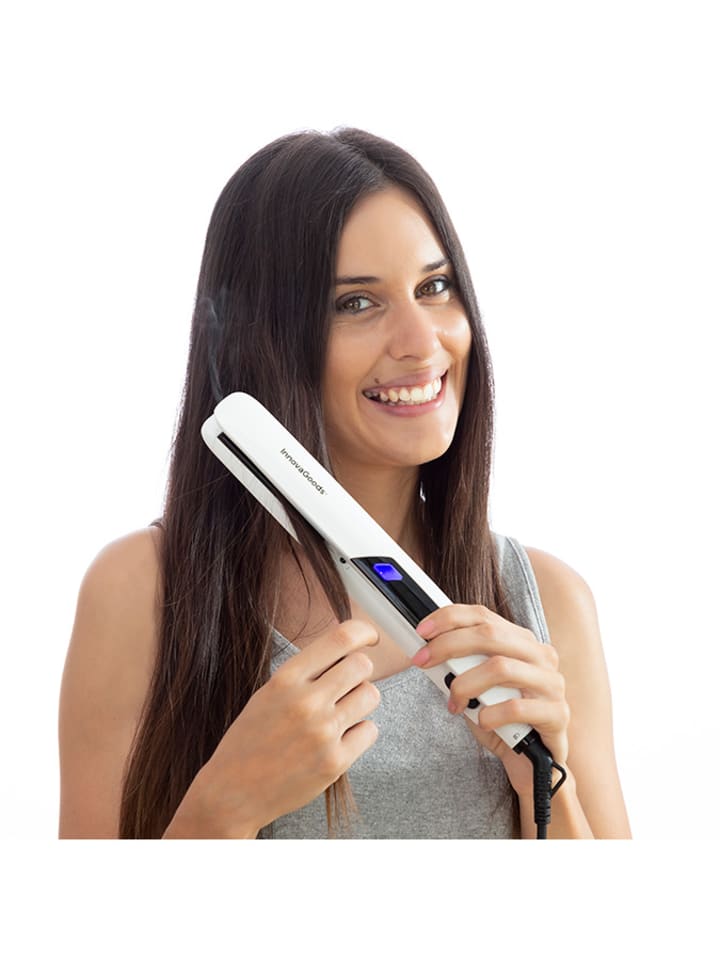 InnovaGoods Haarglätter aus Keramik mit Dampffunktion - (B)29 x (H)3,5 x (T)4 cm günstig kaufen onesize