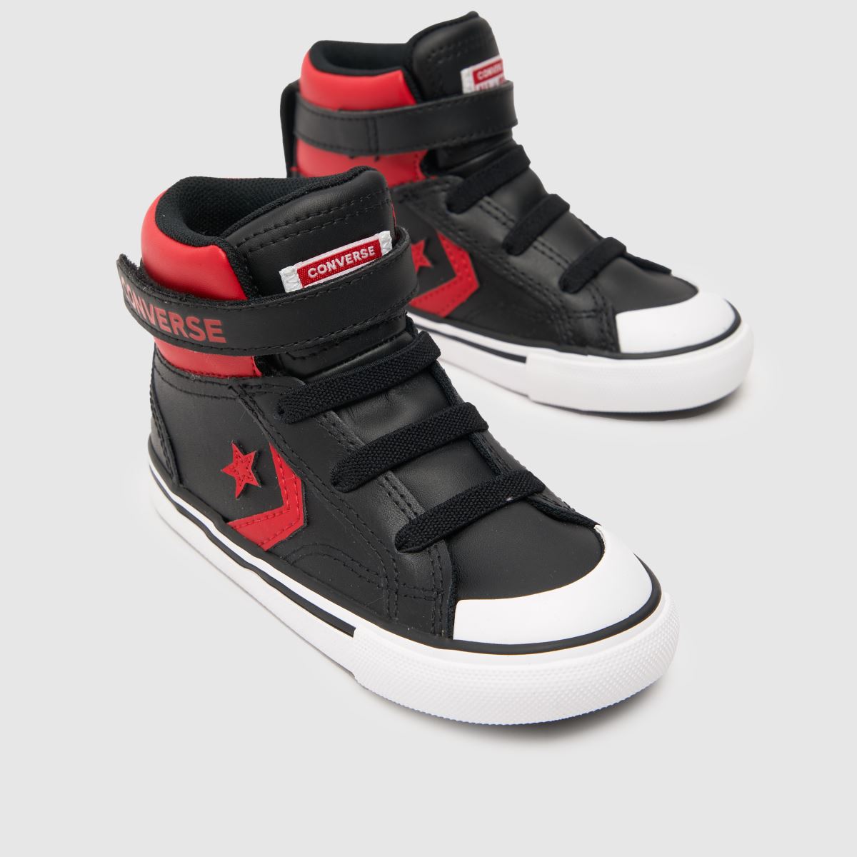 Converse fekete és piros Pro Blaze fiús kisgyermek tornacipő