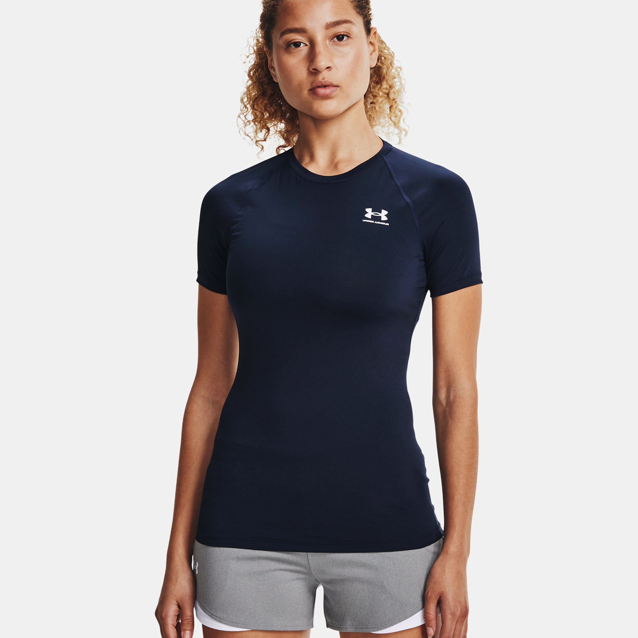 Heatgear Authentics Comp T-Shirt Damen - Blau