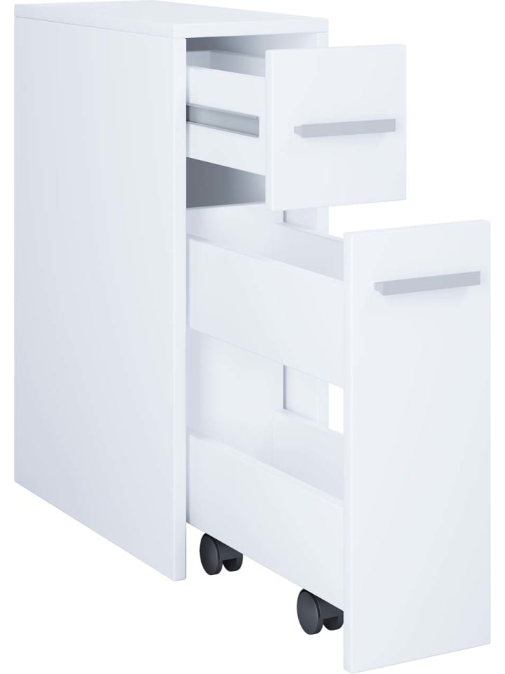 ebuy24 Hochschrank Zalo Weiß 20 x 45 cm günstig kaufen onesize