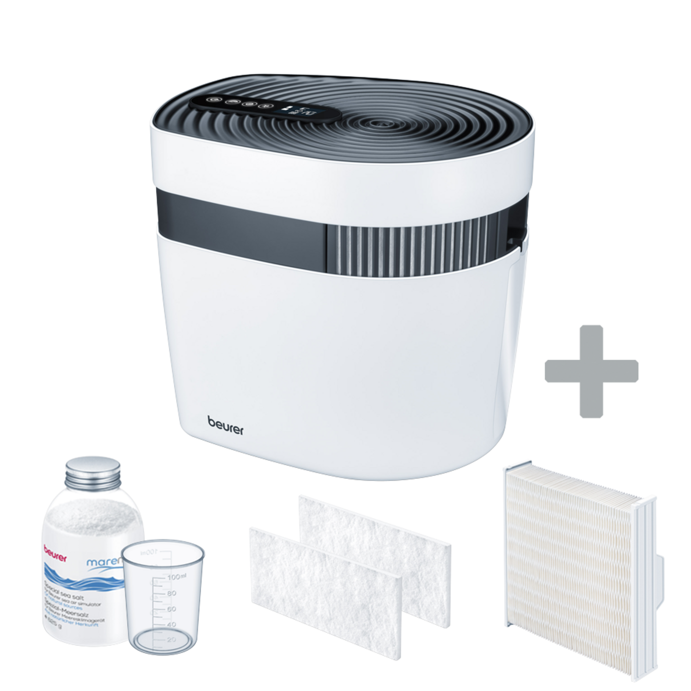 Beurer maremed® MK 500 & Spezial-Meersalz & Filterset-Atmen Sie Meeresluft zu Hause - mit dem Kombiset