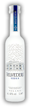 Belvedere Vodka 40 % 0,05 Liter Belvedere Vodka 40 % 0,05 Liter Einer der feinsten Wodkas der Welt, 4-fach destilliert. 0,05	 Liter - Vol 40%