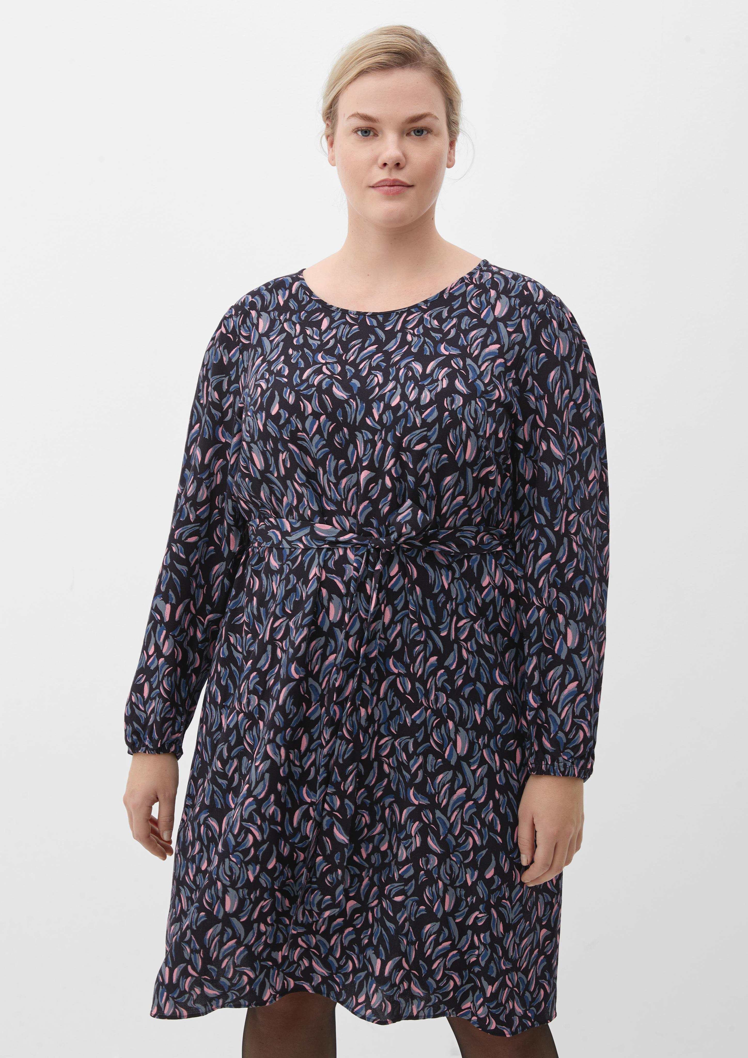 Midikleid aus Viskosecrêpe  2125099-99A1