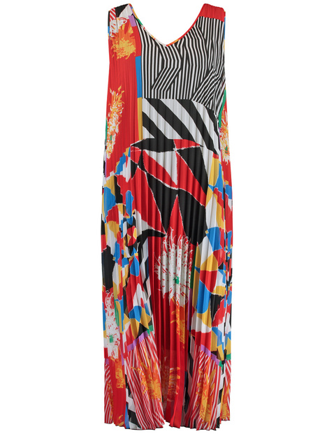 Ärmelloses Plisseekleid