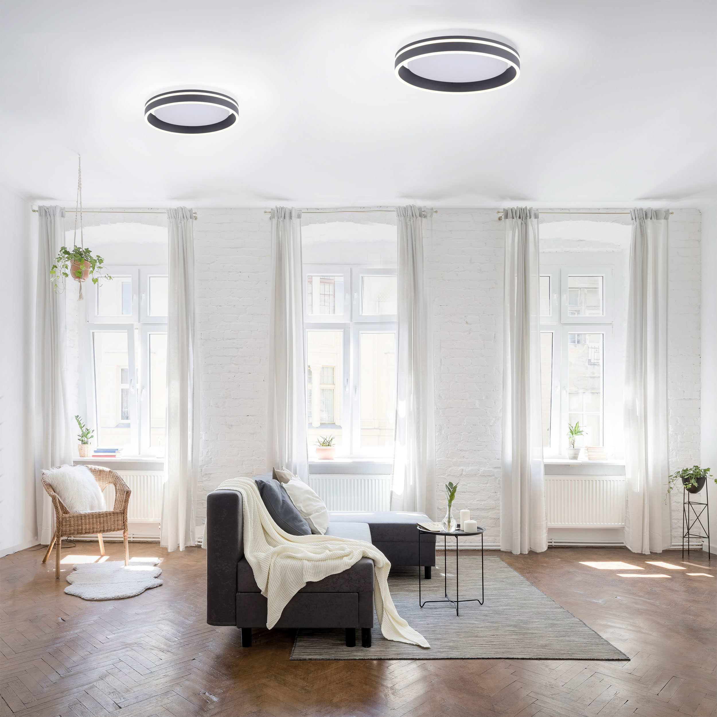 QLED-Deckenleuchte 1flg