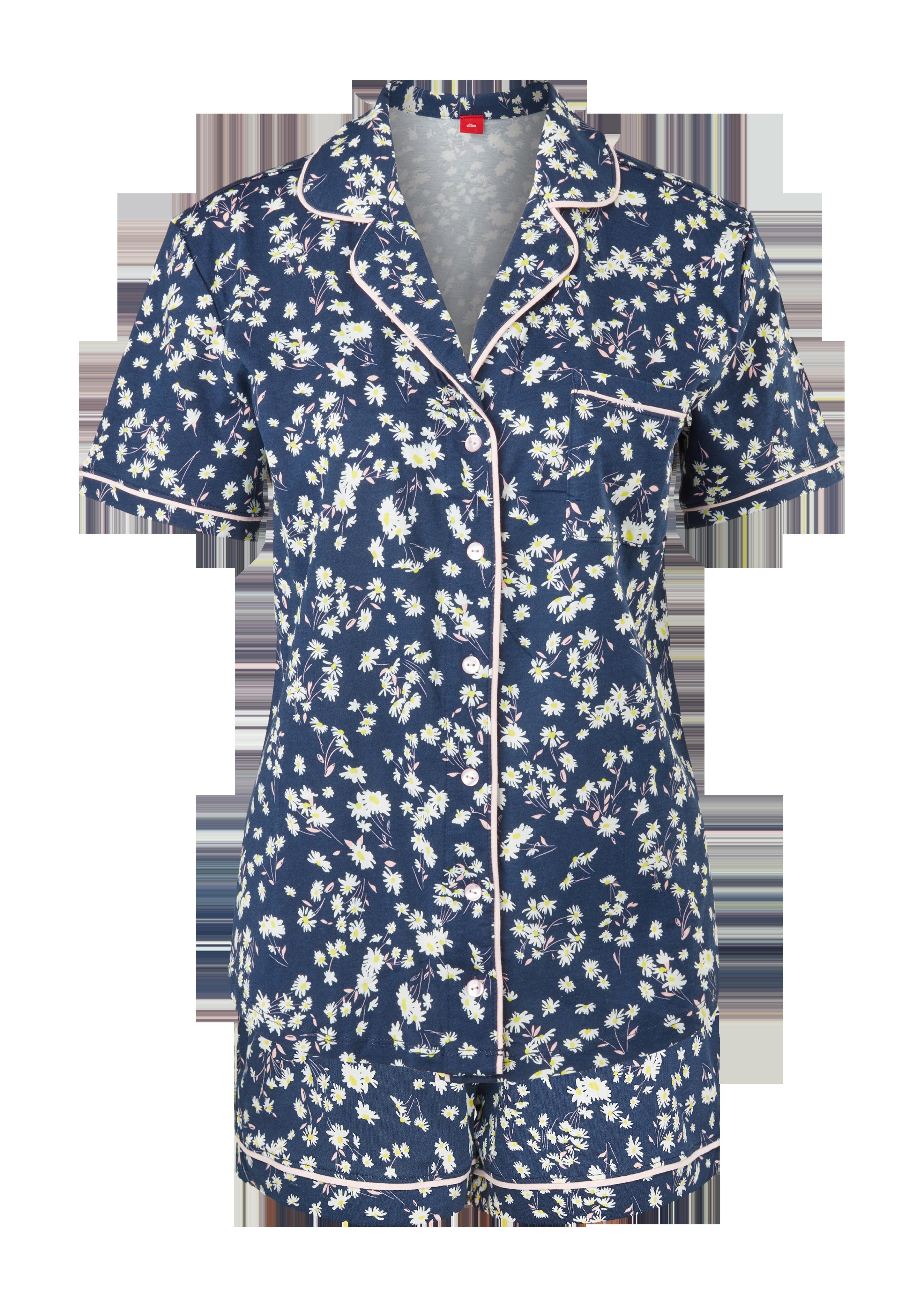 Kurzer Pyjama mit Musterprint  531.899.235.34388-58M7