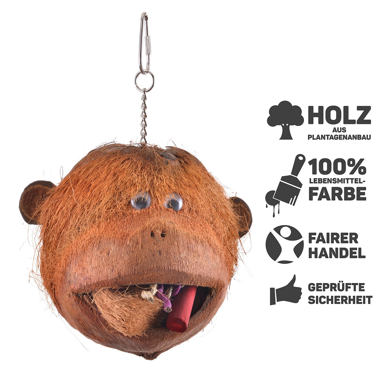 Java Spielzeug Java Papageienspielzeug Coco Monkey