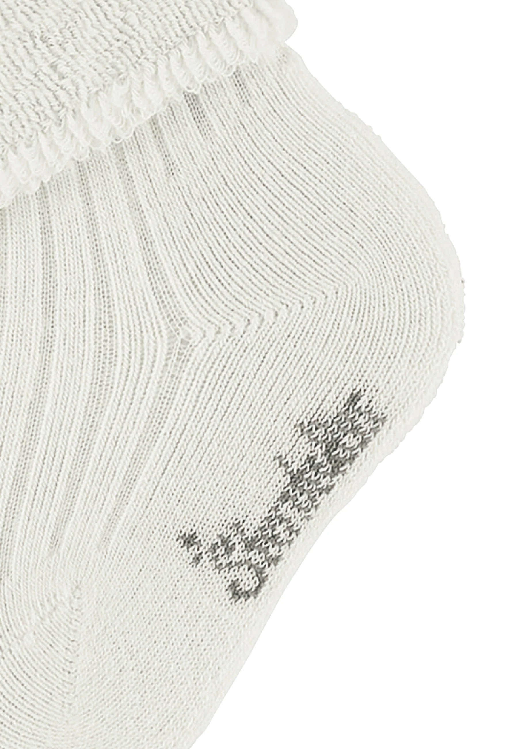 Babysocken uni mit Rippstruktur, Vollplüsch innen