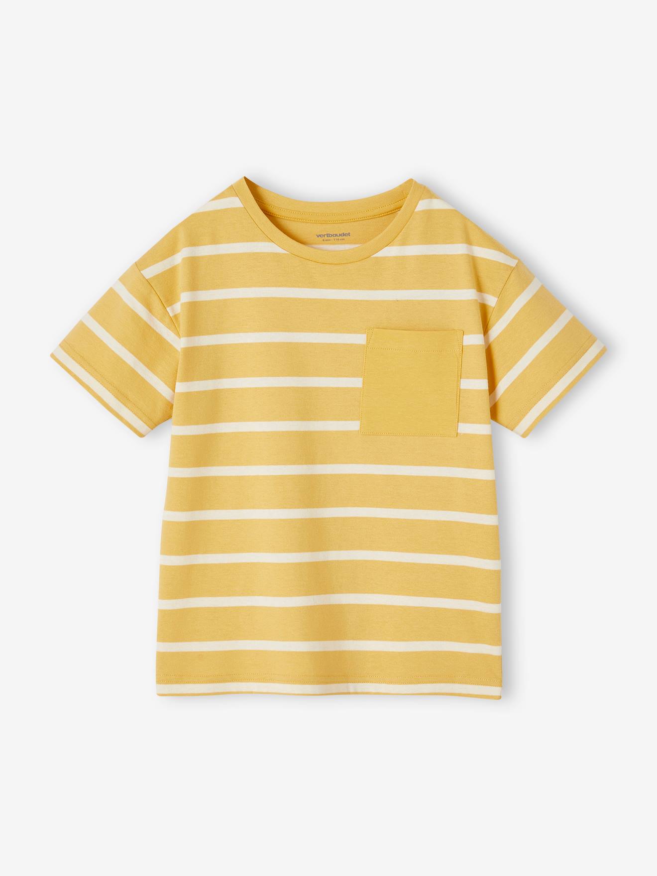 Vertbaudet Jungen T-Shirt, personalisierbar - ocker