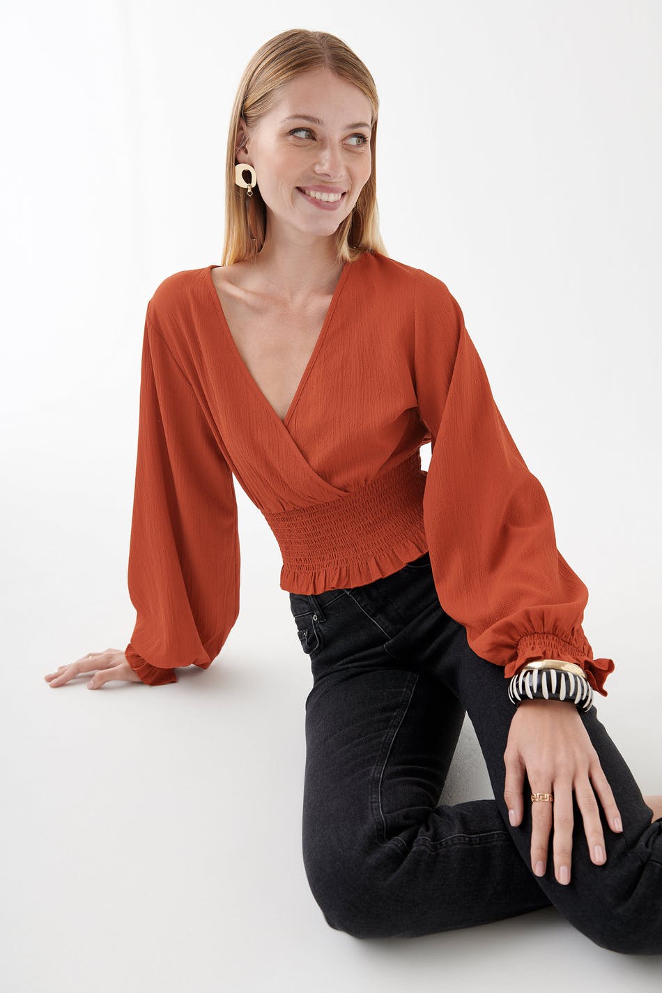 Jane smock top
