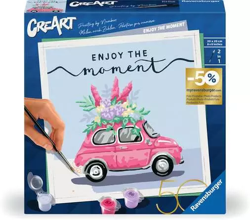 CreArt Enjoy the moment - Malen nach Zahlen für Erwachsene