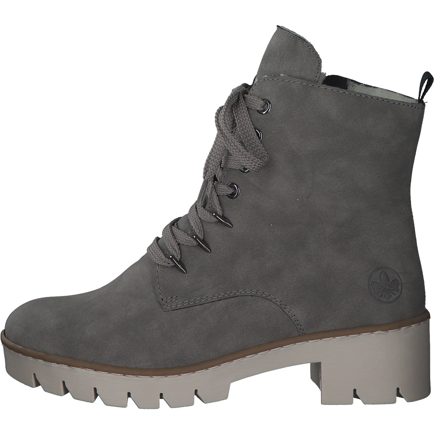 Rieker X5701, Ankle Boots, Damen, Grau