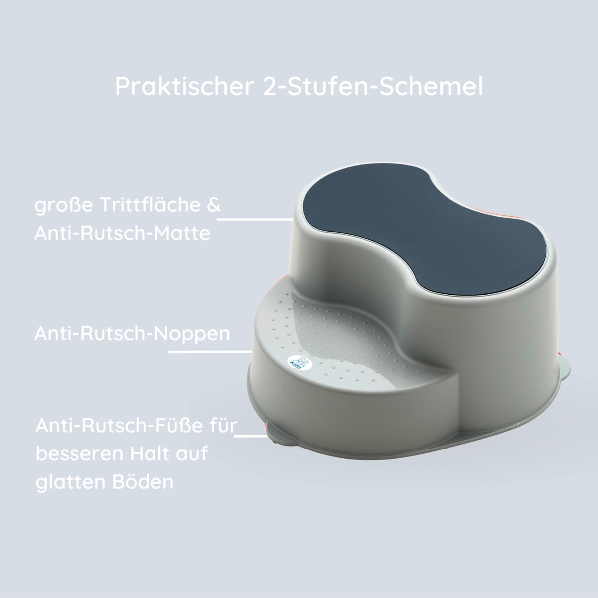 Kinderschemel TOP  weiss, 1 St