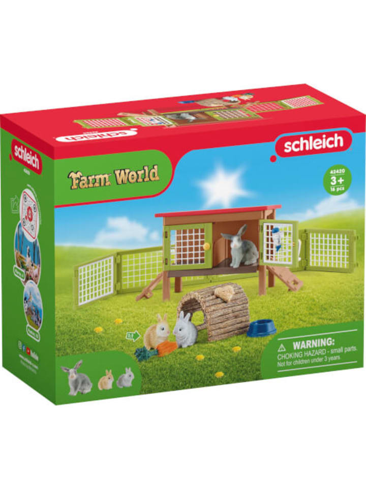 Schleich Spielfigur Farm World Kaninchenstall, 3-12 Jahre günstig kaufen onesize