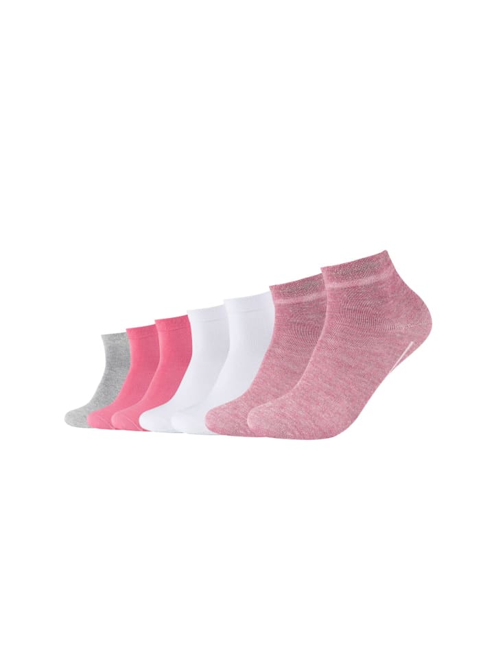 camano Kurzsocken 7er Pack ca-soft in pink mel. günstig kaufen